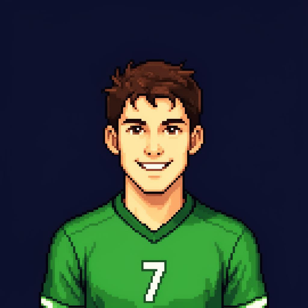 Pixel art player